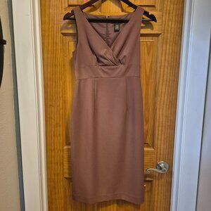 Banana Republic Sleeveless Mauve Dress